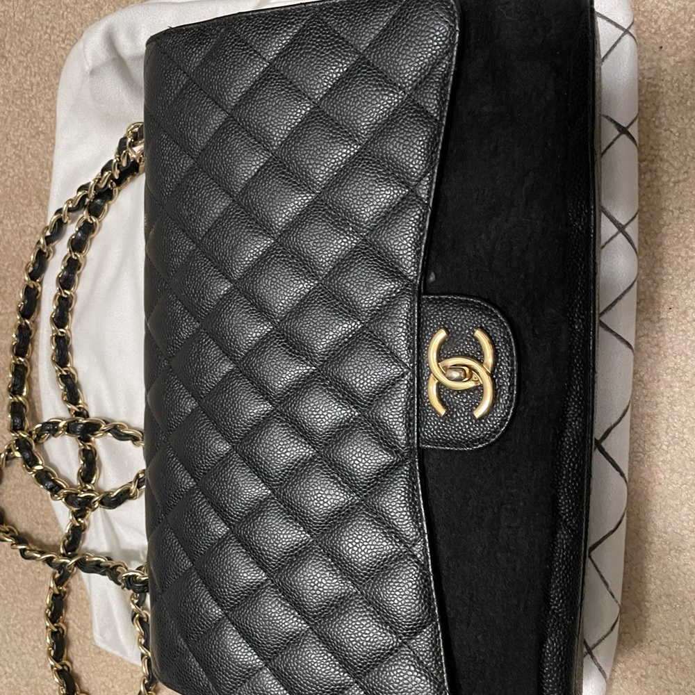 Authentic Chanel Classic Maxi bag for sale